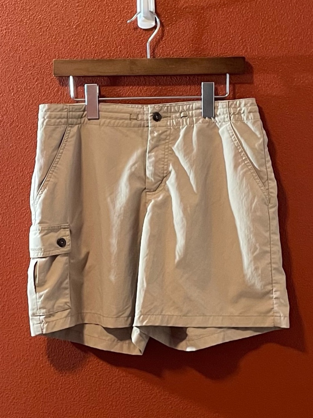 Patagonia Women’s‎ 7” Multi Pocket Tan Gorpcore Outdoor Hiking Camping Shorts